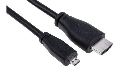 Raspberry Pi Micro-HDMI to HDMI Cable short 1M - Black SC0546 gallery