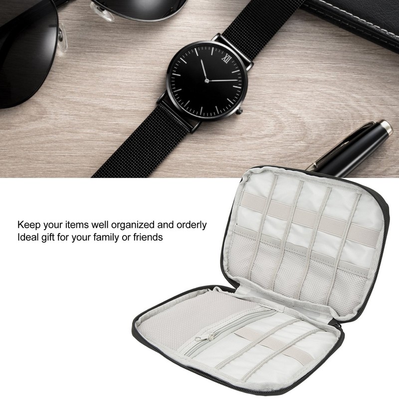 Electronics Organizer Data Cable Charger Collector Multi Functional Bag Cabl BT0 gallery