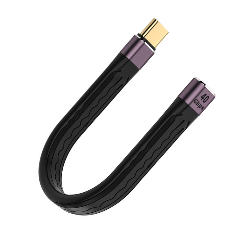 40Gbps 20V PD 100W Type C Data Cord Fast Charging Cable Short USB C Cable