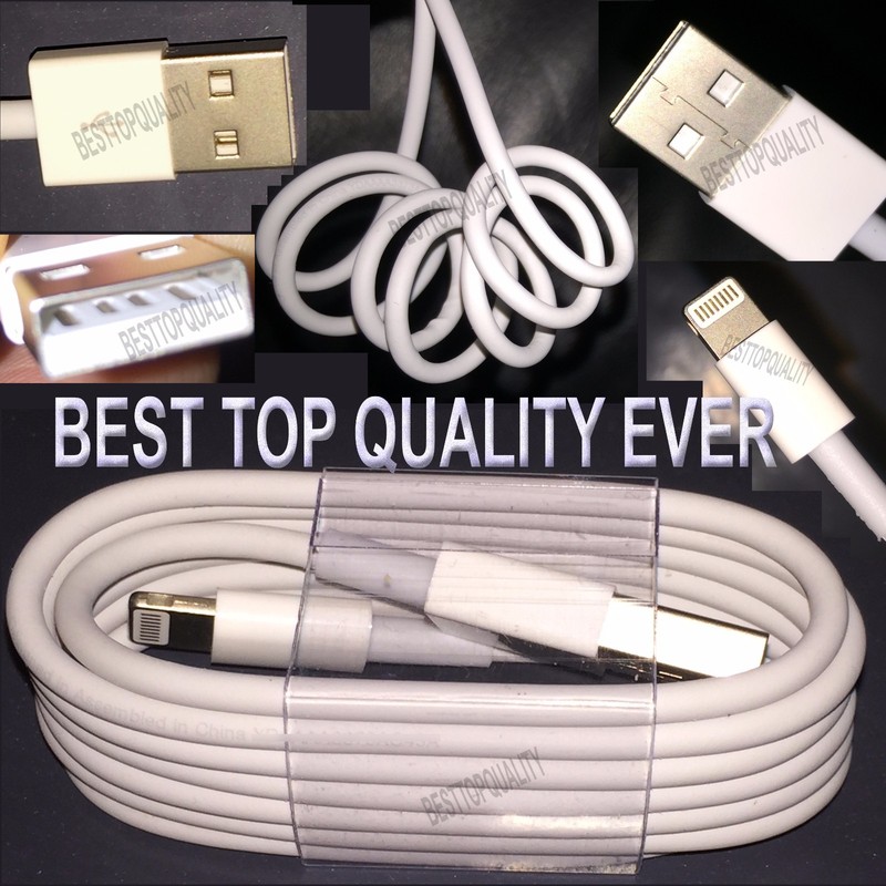 10 X USB Charger Sync Data Cable for iPhone 5 6 8 7 PLUS Wholesale BEST QUALITY