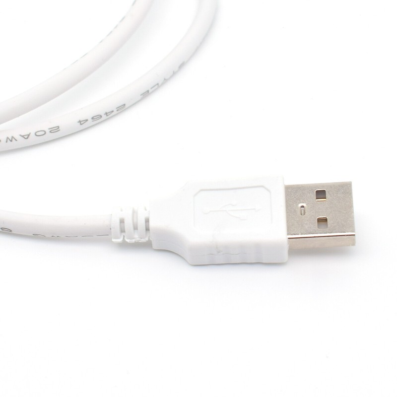 1pc 1M/3.3FT 20AWG USB 2.0 Male Pigtail Cable 5V 5A 2-Pin Bare Wire Open End gallery