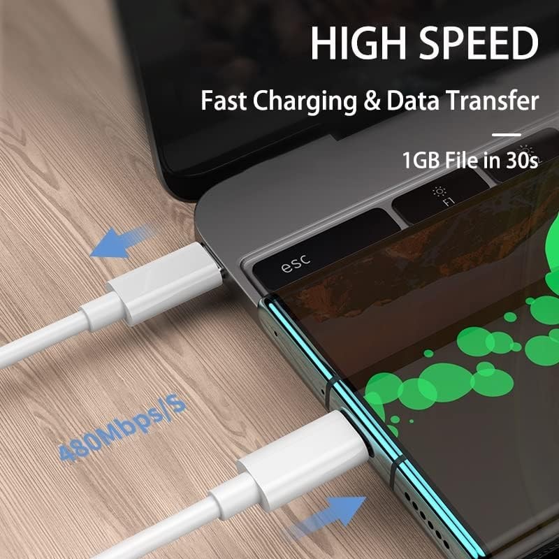 High-Speed USB C to C Cable 2 Pack [3.3FT Each] – Versatile Charging Solution gallery