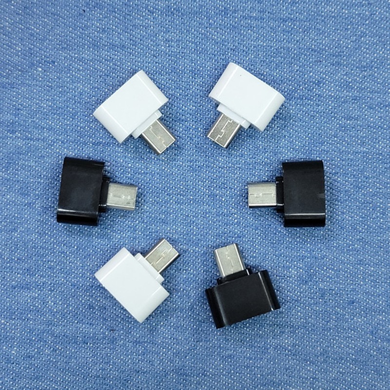 Mini Type C To USB Adapter OTG Data Connectors For Android Mobile Phones+ F6 gallery