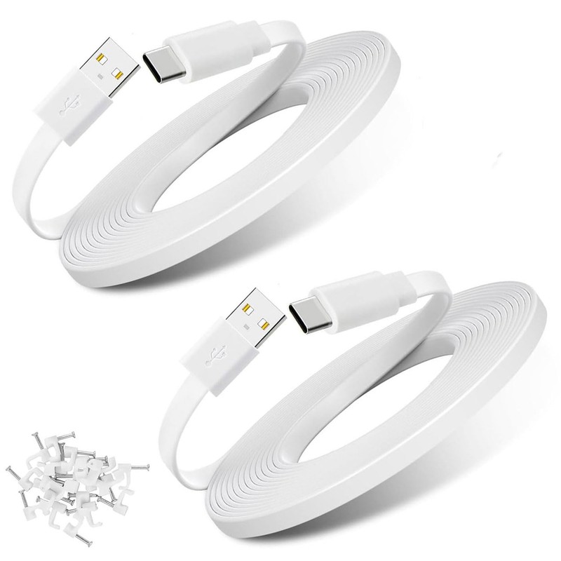 2Pack 40FT Extension Cable for CCTV ,Ring Pan-Tilt Indoor Cam (2024 Release),...