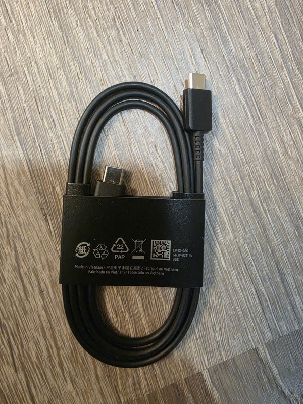 Samsung USB-C Charging & Data Sync Cable 1m Black EP-DN980
