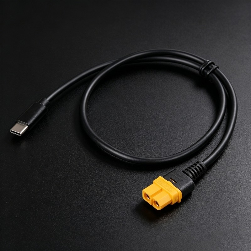 Type C Male To XT60 Female Adapters Cable 100W For And Solar Batteries gallery