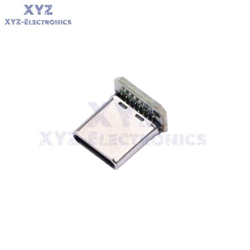 5PCS USB-C Male Head 5V 16pin USB C Connector Port Vertical Jack Board Type-C gallery