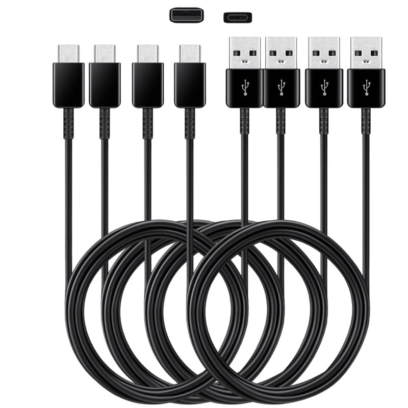 OEM Samsung EP-DR170BWE USB-C to USB-A Cable 1M Sync Data Charge 4 Pack