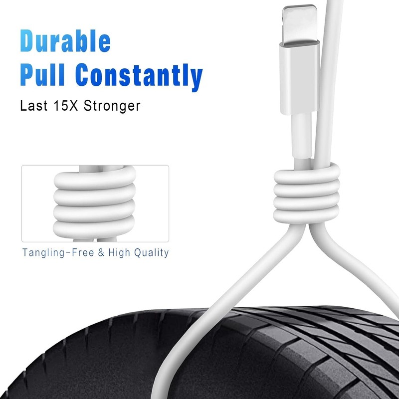 3Ft/6Ft USB Charging Cable Cord Fast Charger For iPhone14 13 12 11 XR X 8 7 Lot gallery
