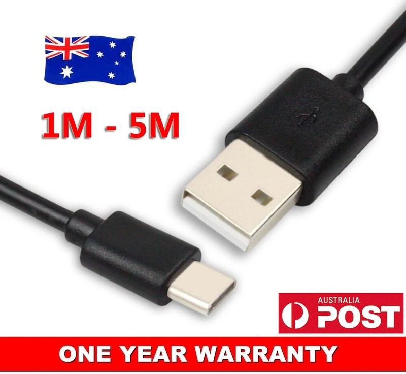 5M 3M Heavy Duty Thick USB Type-C Cable Cord For Samsung Galaxy A41 A31 A21 A11