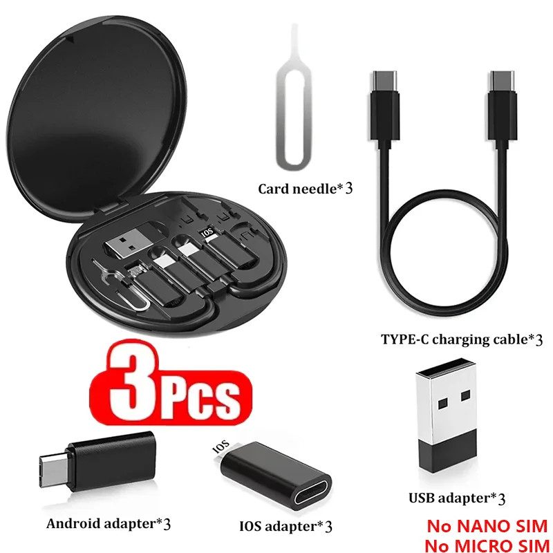 Multi USB Type C to C 60W Charging Adapter Cable Kit USB C to Lighting Conversio gallery