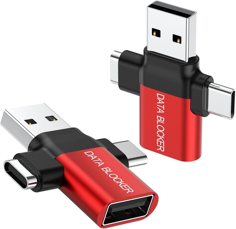 Data Blocker 4-In-1 Universal USB Data Blocker, Protection from Illegal Download
