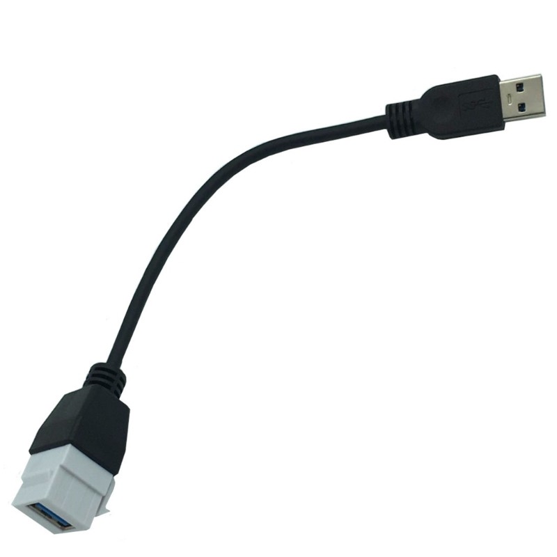 USB3.0 Keystone Jacks Cable with Secure Latches Design for Reliable Connection gallery