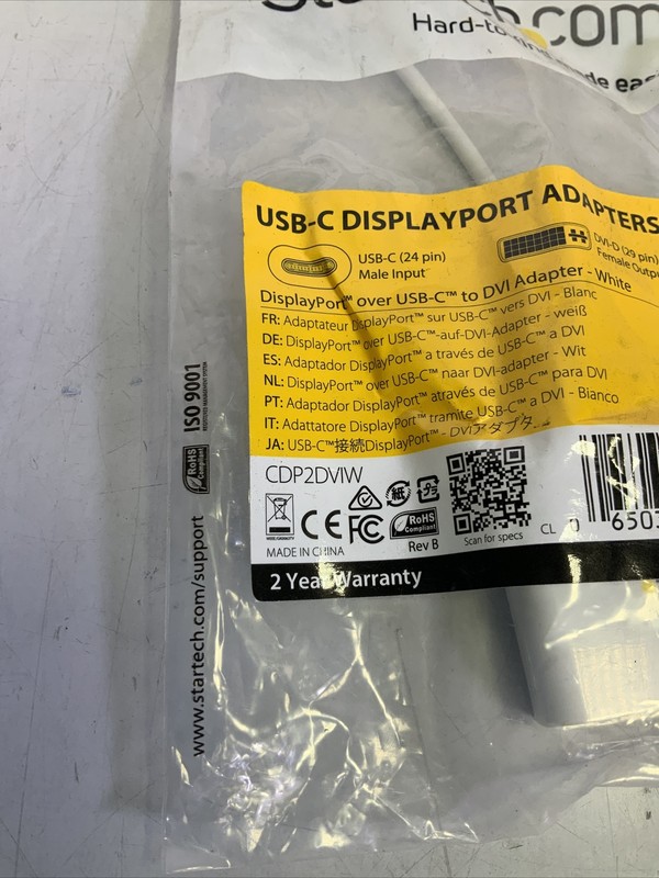 StarTech.com CDP2DVIW USB-C to DVI Adapter - NG D3C gallery