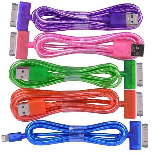 Atomic Micro USB 30 Pin Dock Connector Charge/SyncCable for iPad/iPhone ipod 2ft