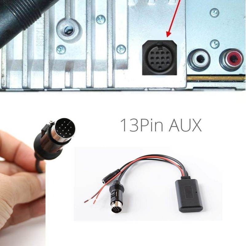 Car Bluetooth Receiver Module for Kenwood CA-C2AX KCA-iP500 CA-C1AX 13Pin Rad... gallery