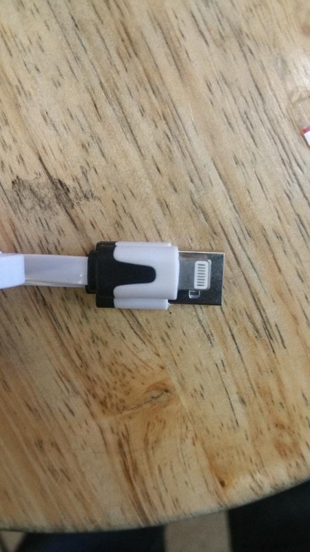 generic flat cable unbreakable data cable for iPhone gallery