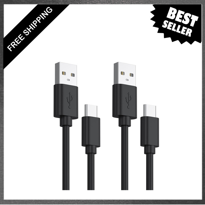 2 Pack USB C Charging Cable for PS5 Controller, Xbox Series X S Switch Elite