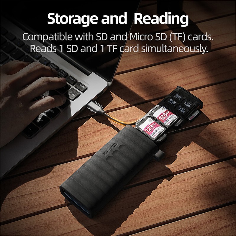 Multi-functional Card Reader Adapter SIM Card TF Card SD Card Storage Reader gallery