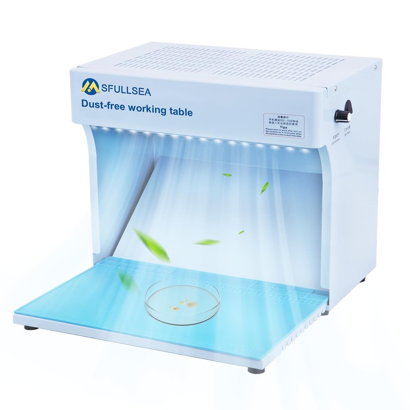 Laminar Flow Hood HEPA Filter Flow Hood Mycology HEPA Air filtration Fan Unit...