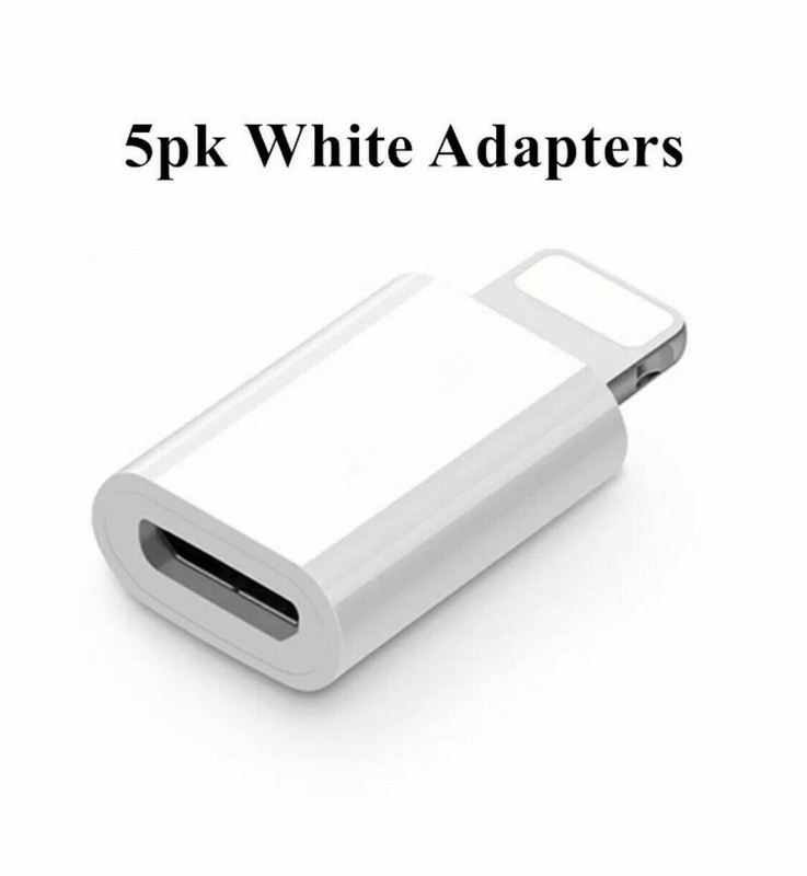 Micro USB to 8Pin Data Cable Adapter android to iPhone Converter LOT For iPhone gallery