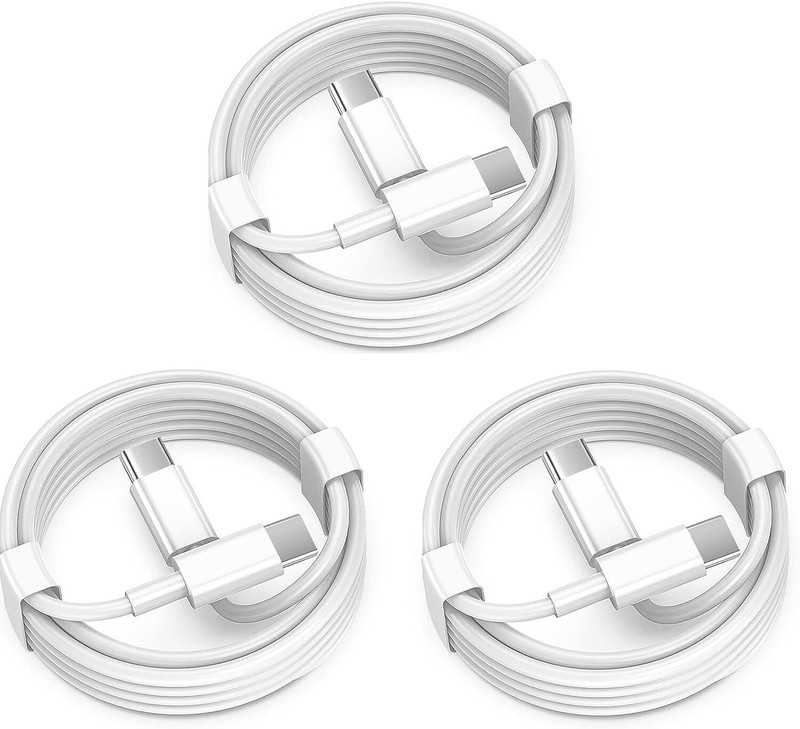 USB C to USB C Charging Cable 6ft 60W 3Pack , Type C to Type C Fast Charger Cord