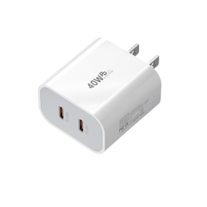 40W Fast Charger Block USB-C Wall Power Adapter For iPhone 17 16 15 14 13 12 11
