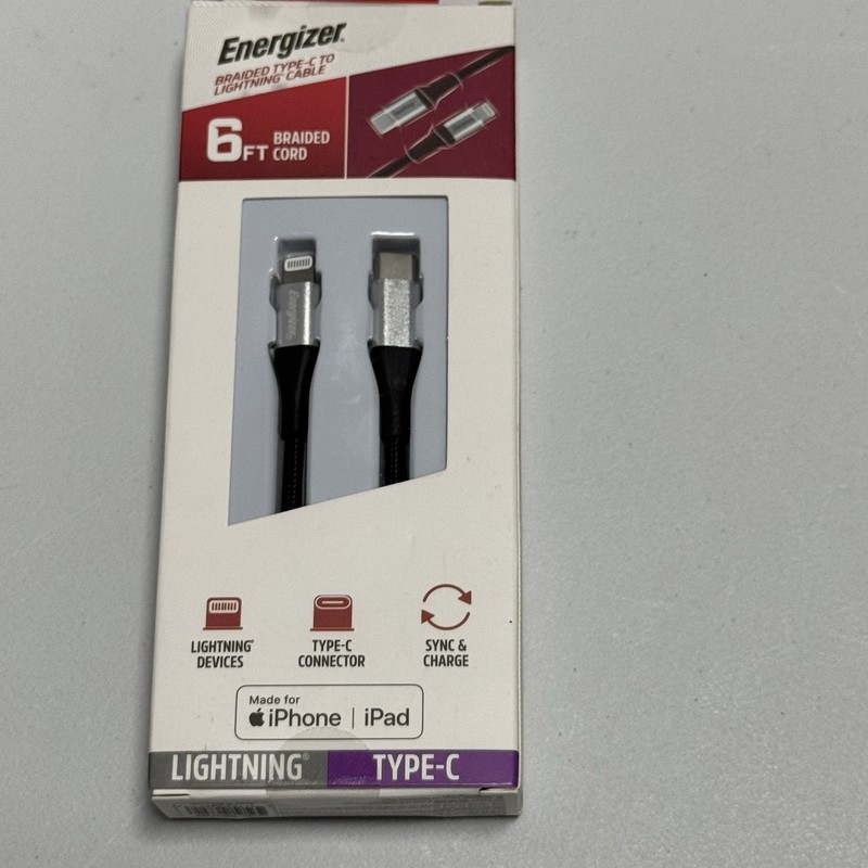 ~3x ~ Energizer Apple iPhone iPad FAST Type-C Cable 6ft Braided 3 NEW BOXES. gallery