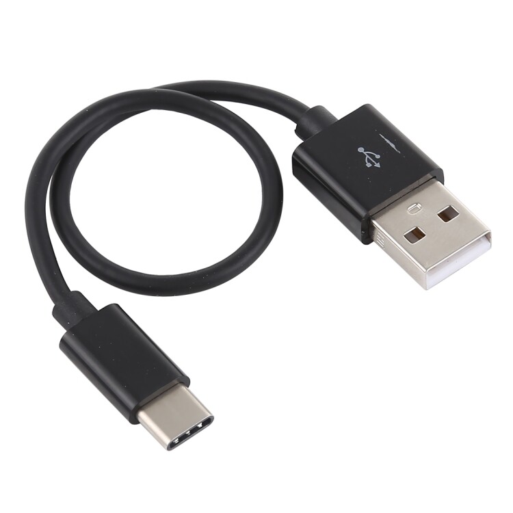 Small Short Cable Charge Data Cord USB C Type-C Male Android Smartphone – 22cm
