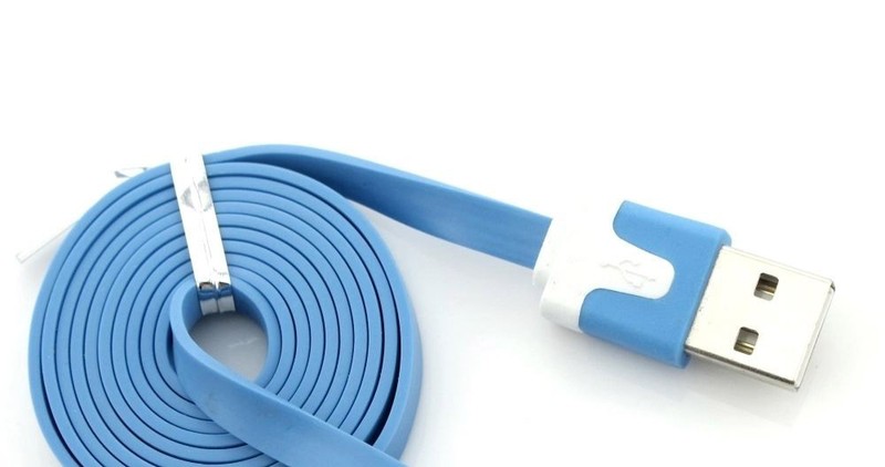25x 6ft Flat Noodle 30 Pin Sync Cable Charger Cord Data for iPhone 4 4S 3GS iPod