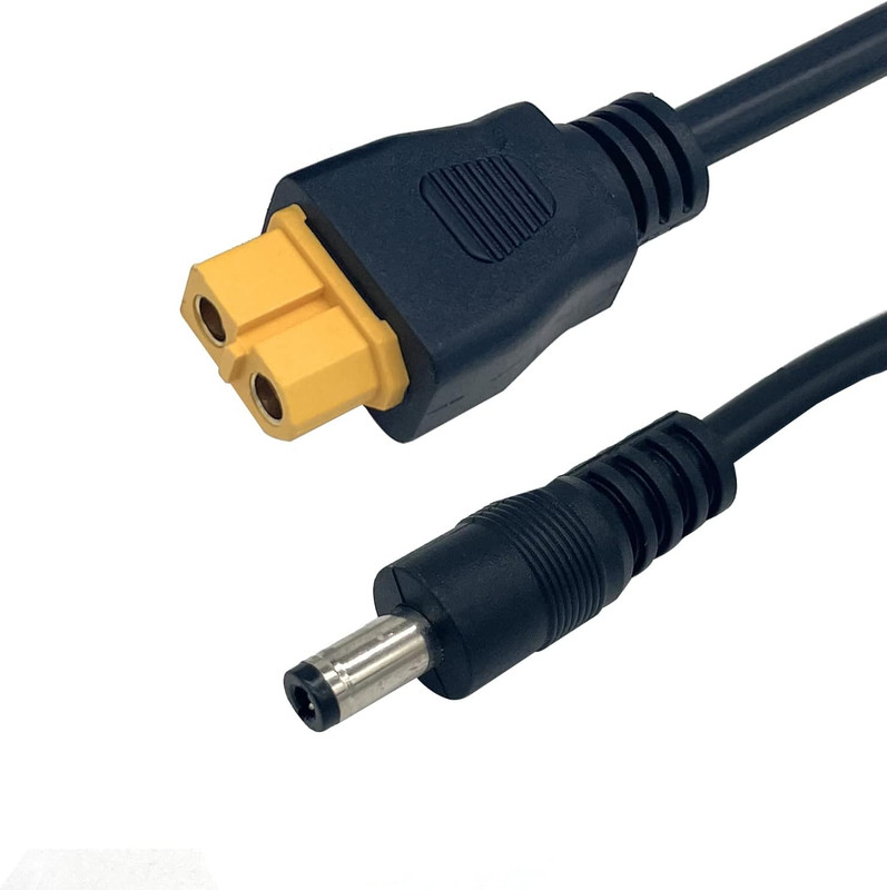 2Packs XT60 Adapter Cable XT60 Charging Cable XT60 Female Bullet Connector to Ma gallery