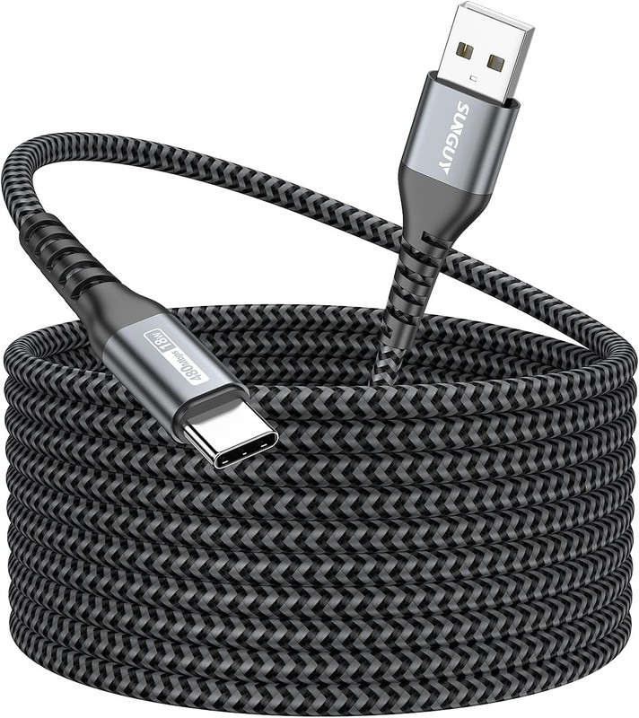 Long USB C Cable 15FT, 3A USB to USB Type C Cable Fast Charging USB 2.0 gallery