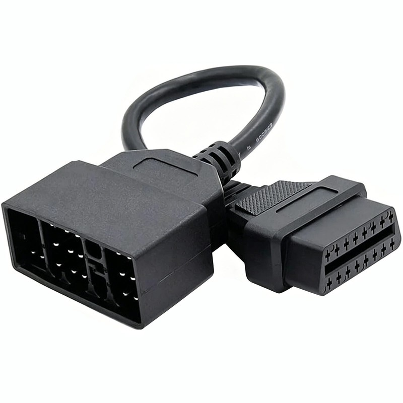22 Pin OBD to 16 Pin OBD2 Diagnostic Adapter Connector Cable for Toyota Car