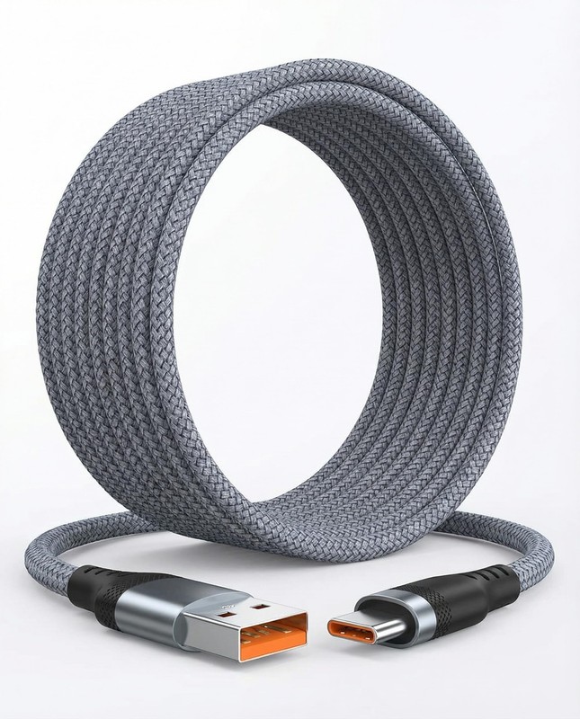15ft USB C Cable [Long Reach], 3A Fast Charging USB A to Type C Charger Cord …