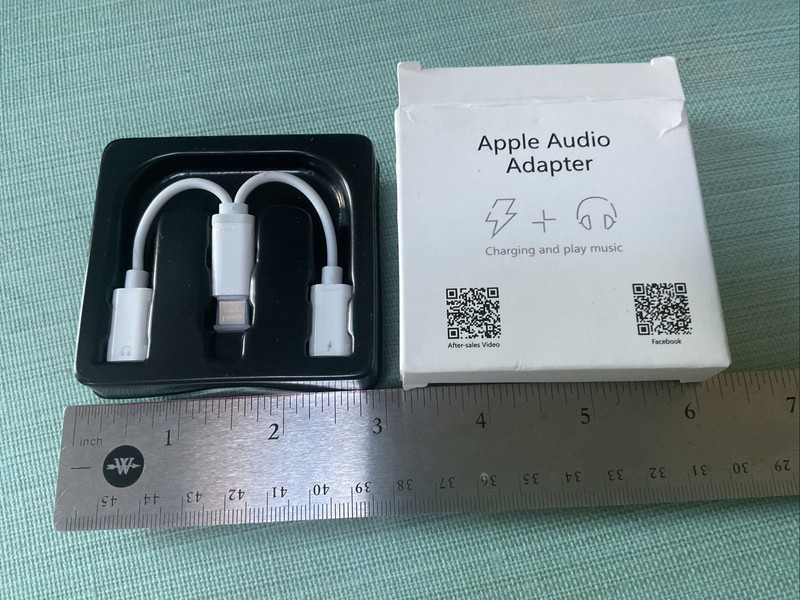 Apple Audio Adapter New 11iOS SYSTEM White