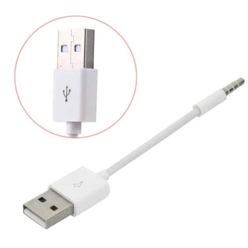 USB Charger Data SYNC Cable for Apple iPod Shuffle 3rd 4th 5th 6th 7th Gen 3.5mm gallery