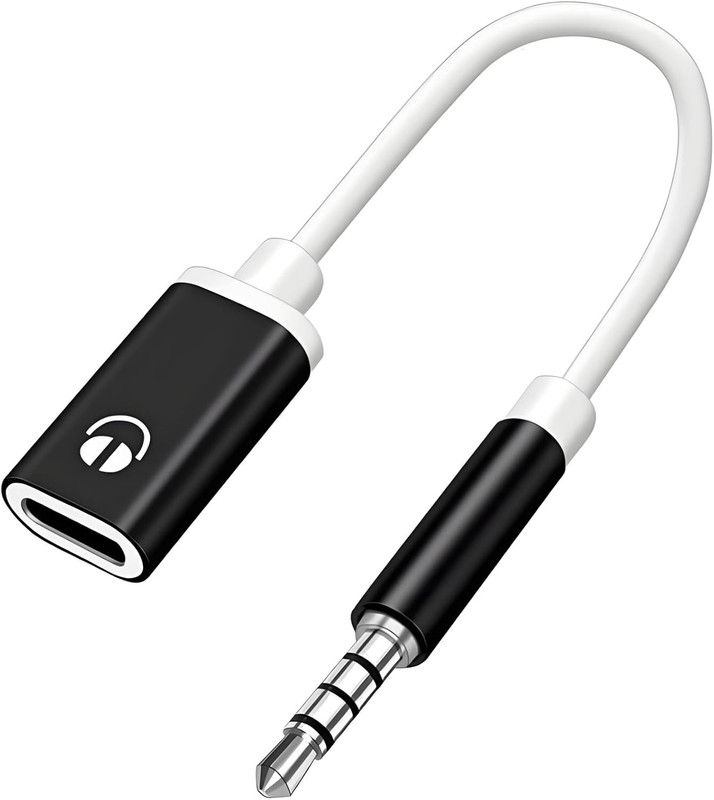 3.5Mm Male to USB C Female Audio Adapter, Only Analog Audio Aux Jack Cable