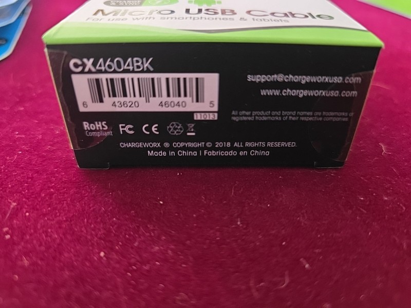 Charge Worx Micro USB Cable (CX4604BK) 3ft. gallery