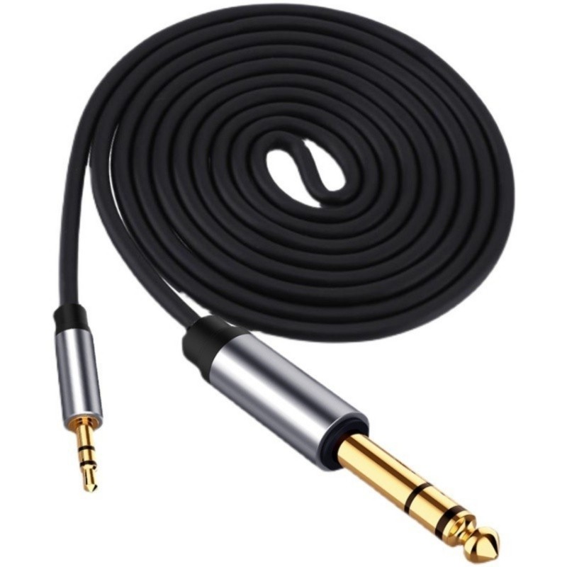 Flexible 3.5mm to 6.35mm Audios Cord for Tablet Recording Equipment Cord gallery