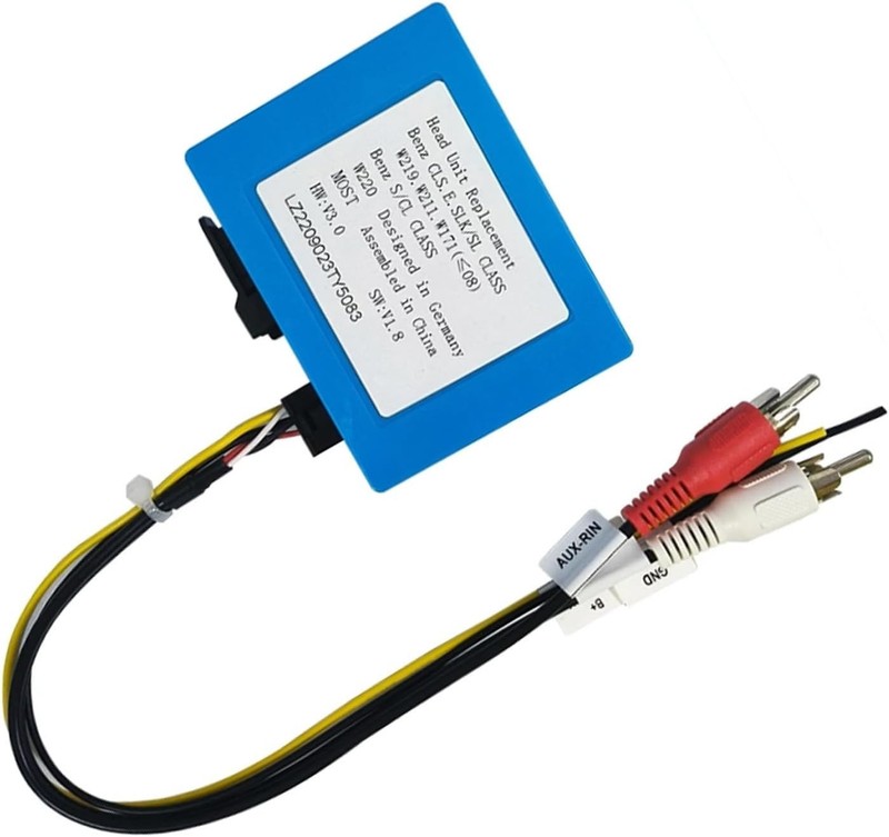 Optic Fiber Decoder for Mercedes-Benz ML/GL/R Class/S W221/CLS, Optical Box…