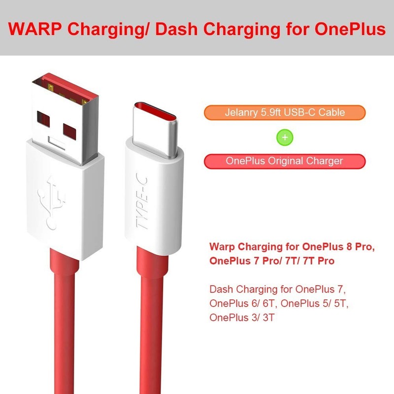 for OnePlus 8 Pro for Warp-Charging Cable 6FT 65W OnePlus 10 Pro 8 7T 6T 5T f... gallery