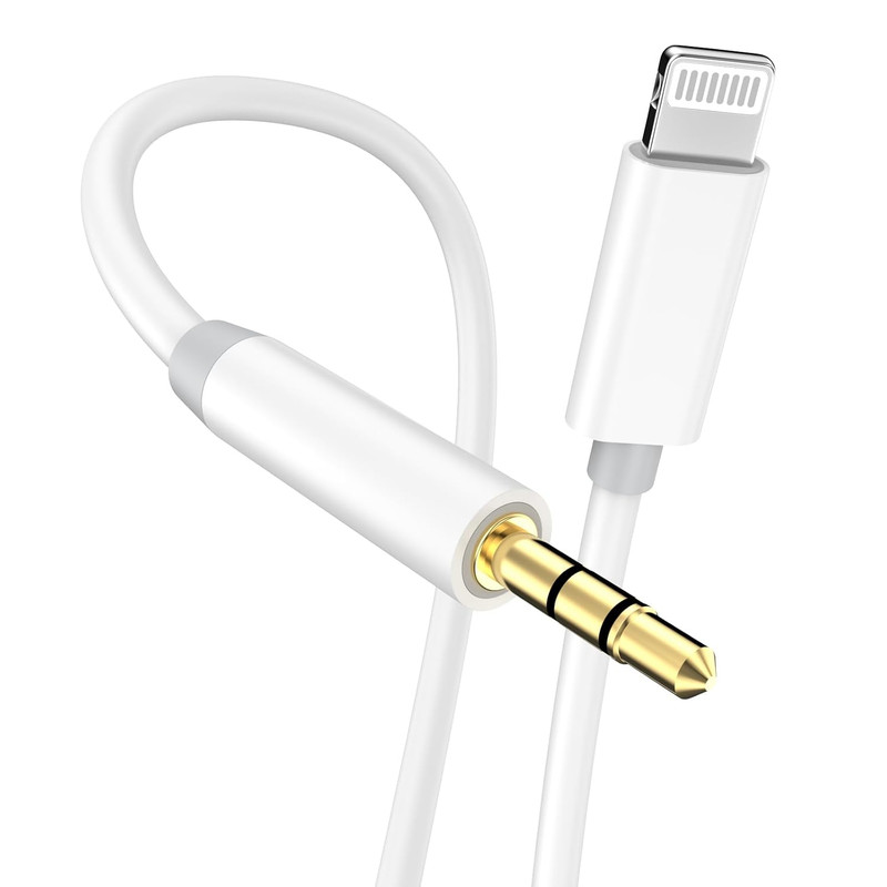 [Apple MFi Certified] Aux Cord for iPhone, Lightning to 3.5 mm Headphone Jack Ad