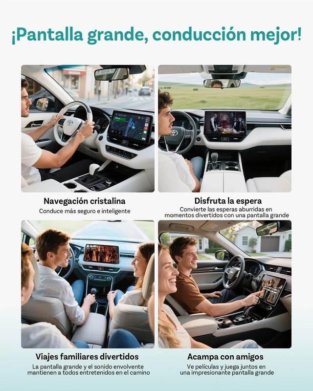 Mirror Touch Wireless CarPlay Adapter - Bi-Directional Phone Mirroring & Dual... gallery