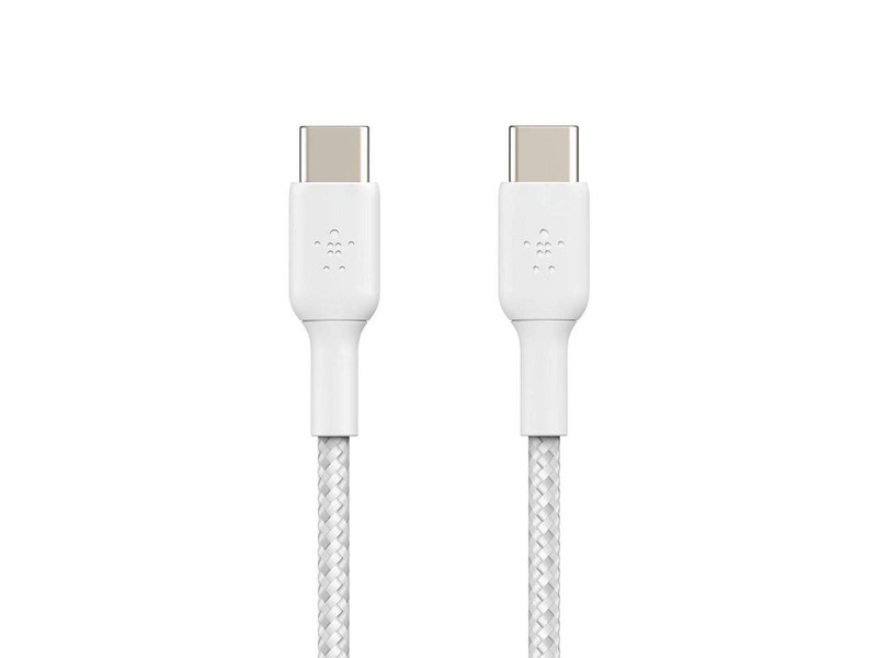 BOOSTCHRG USBC/USBC CABBRAID 1M WHT gallery