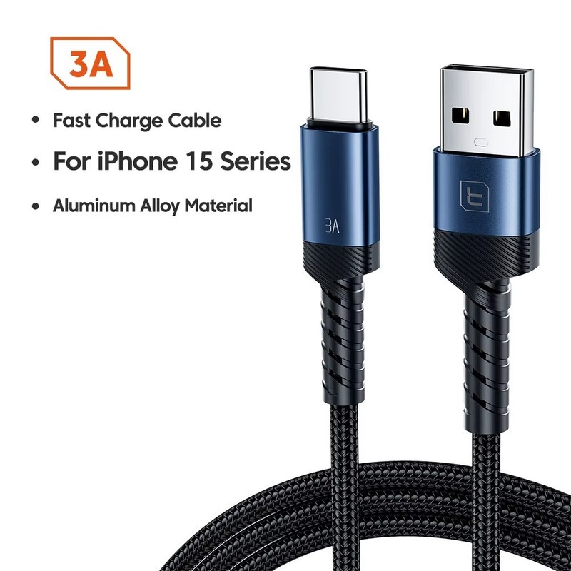 HeavyDuty USB Type C Charging Cable Braided Fast Phone Charger Long Lead 2m 3m gallery
