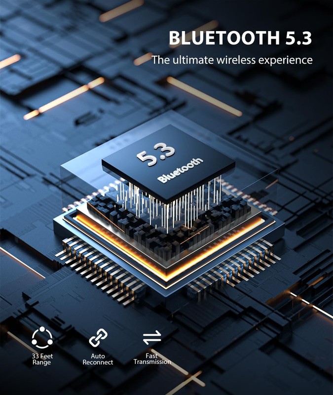 AUX Bluetooth Adapter for Car, [LED Screen] Bluetooth 5.3 Receiver for Speake... gallery