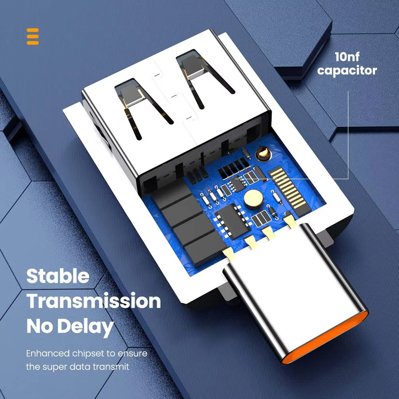 High Speed 10A OTG USB 3.0 Female-Type C Male Adapter Laptop Phone Charger gallery