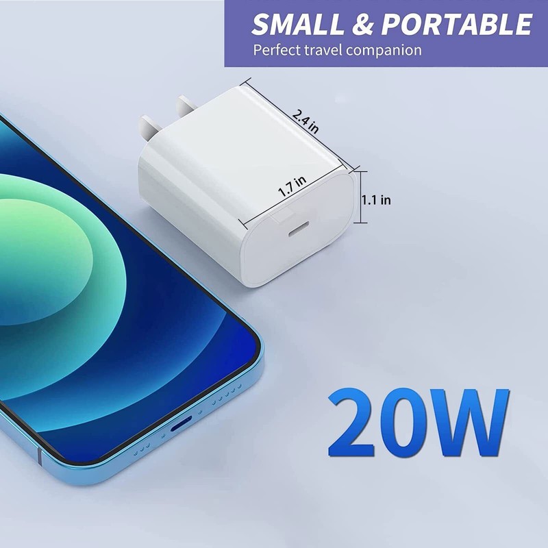 ?? 20W Super Fast Charger &3FT Type-C Cable For iPhone 14 13 12 11Pro Max Xs XR gallery