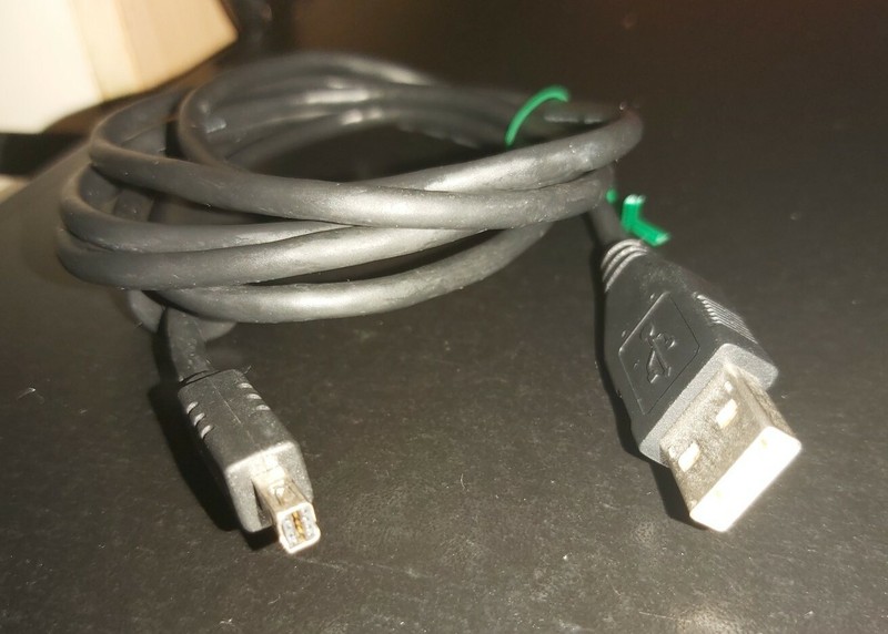 Mini USB Rectangle to PC Adapter Cable for Phones and Other Devices