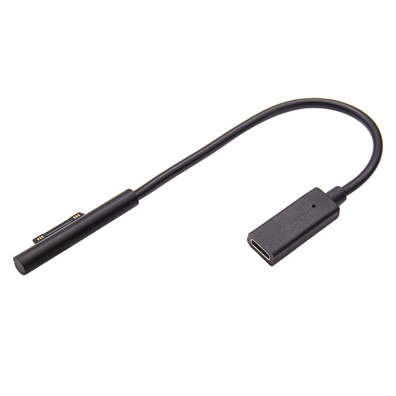 20cmFast Charging USB Type-C Power Supply For Microsoft Surface Pro 4 5 6 Go d
